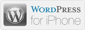 WordPress iPhone logo
